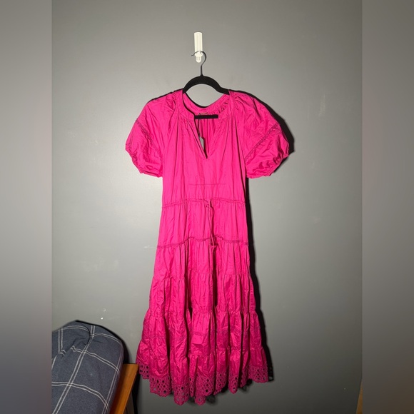 Alexis Raissa Tiered Midi Dress Size Small - Picture 2 of 5